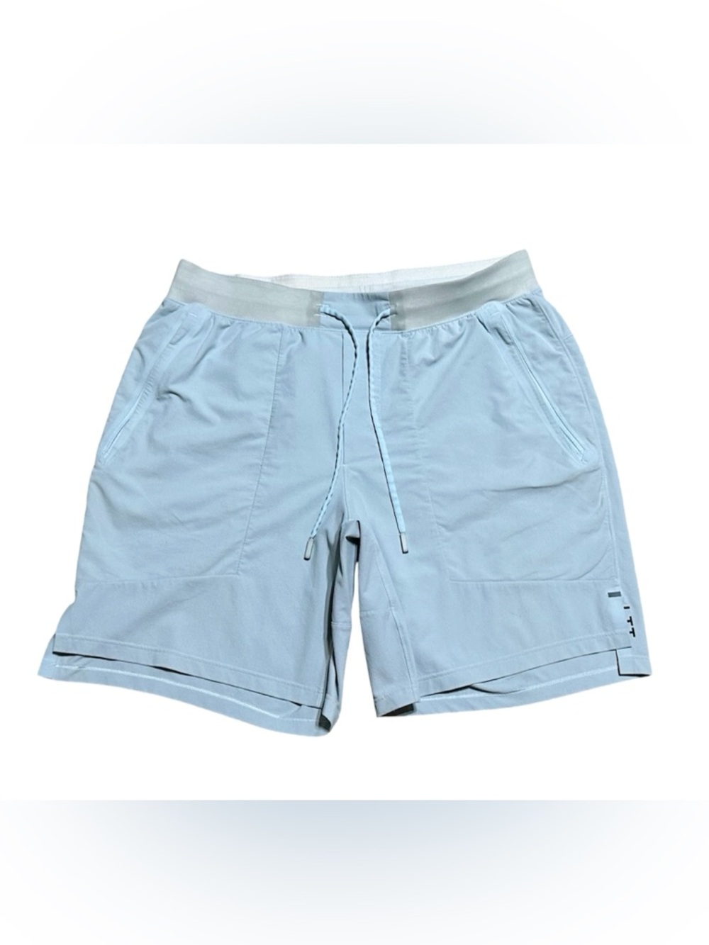 Lululemon License to Train Linerless Athletic Shorts size Large L light blue